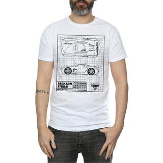Disney Cars Jackson Storm T-Shirt Progetto  