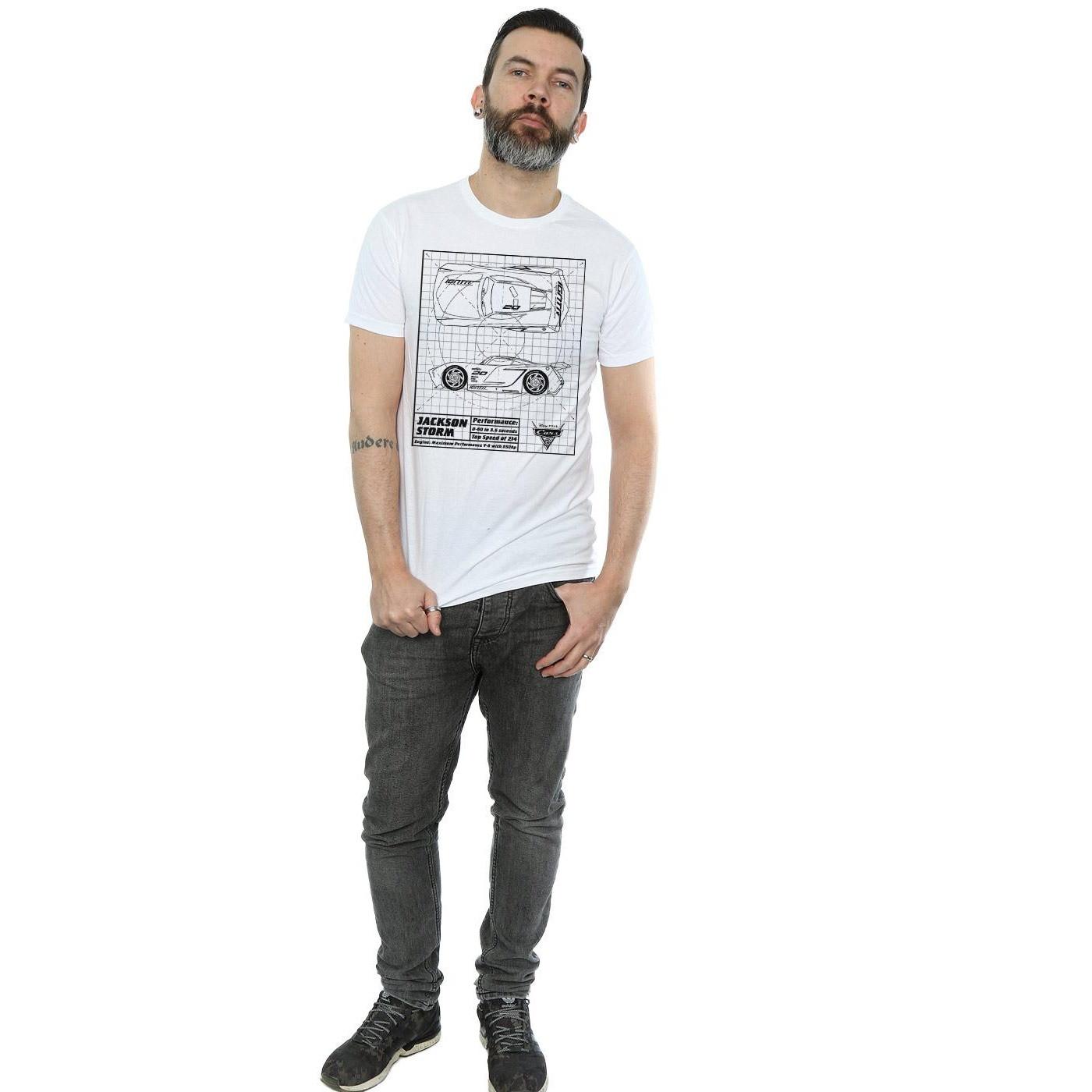 Disney Cars Jackson Storm T-Shirt Progetto  