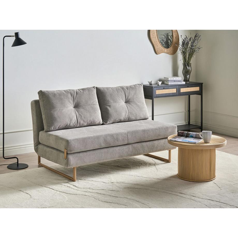 Beliani Canapé 3 places en Tissu  JERSLEV  