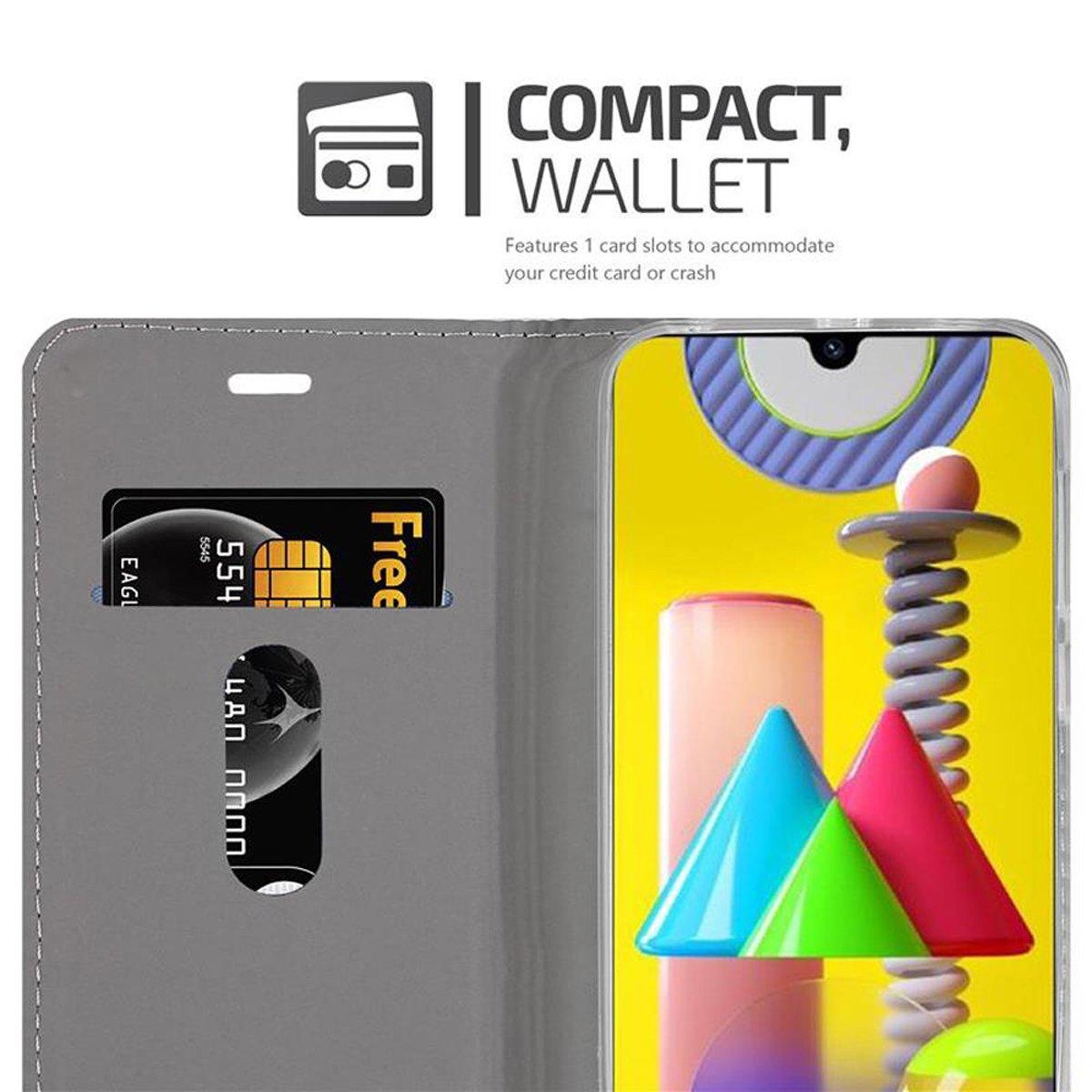 Cadorabo  Housse compatible avec Samsung Galaxy M31 - Coque de protection avec fermeture magnétique, fonction de support et compartiment pour carte 