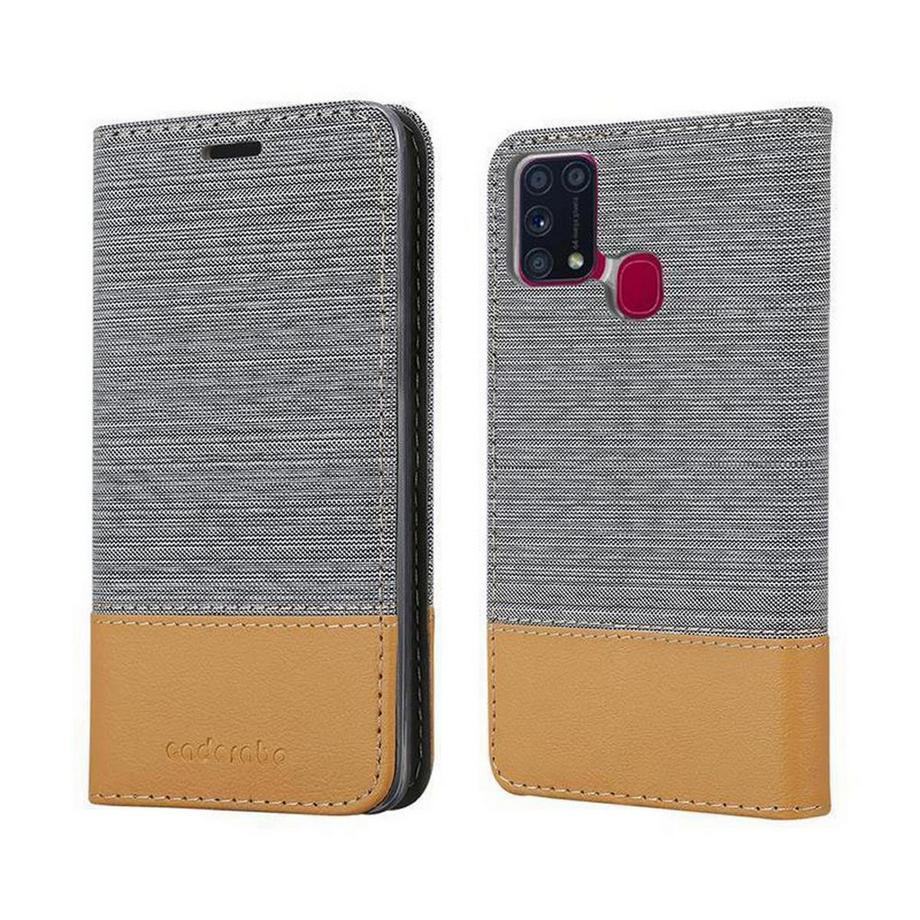 Cadorabo  Hülle für Samsung Galaxy M31 Magnetverschluss, Kartenfach 