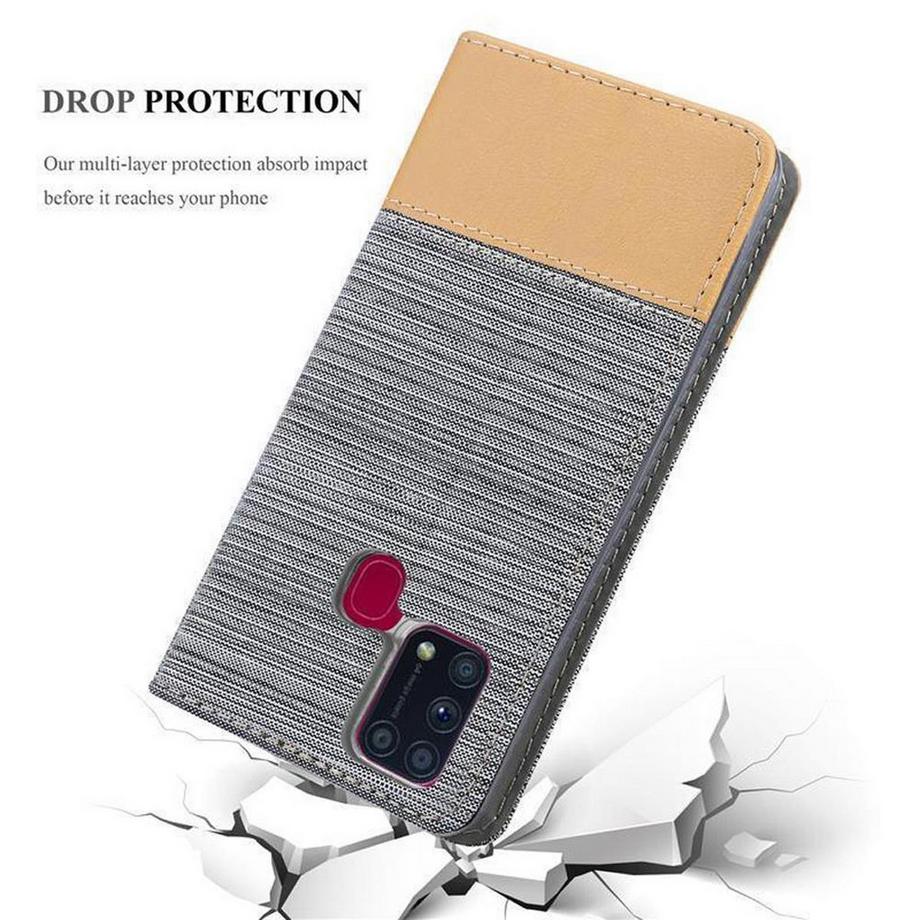 Cadorabo  Hülle für Samsung Galaxy M31 Magnetverschluss, Kartenfach 