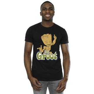 Guardians Of The Galaxy I Am Groot Grafikdruck T-Shirt  