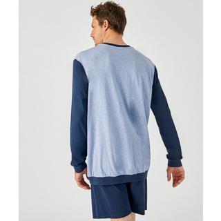 Damart  Pyjama + Shorts im Set, meliert, aus reinem, gekämmtem Baumwolljersey. 