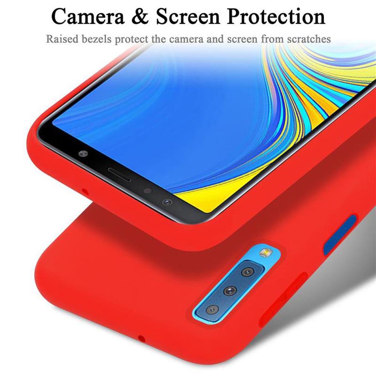 Cadorabo  Hülle für Samsung Galaxy A7 2018 TPU Silikon Liquid 