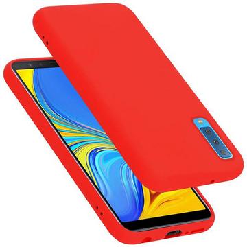 Housse compatible avec Samsung Galaxy A7 2018 - Coque de protection en silicone TPU flexible