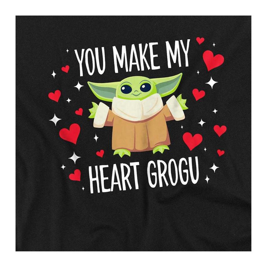 STAR WARS  T-ShirtMotif Grogu Motiftyle You Make My Heart 