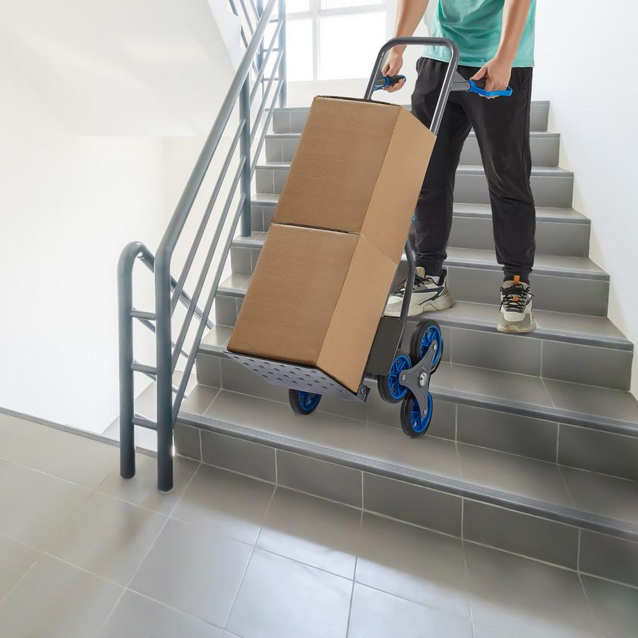 Arebos  Treppensteiger Sackkarre Transportkarre 150kg klappbar 