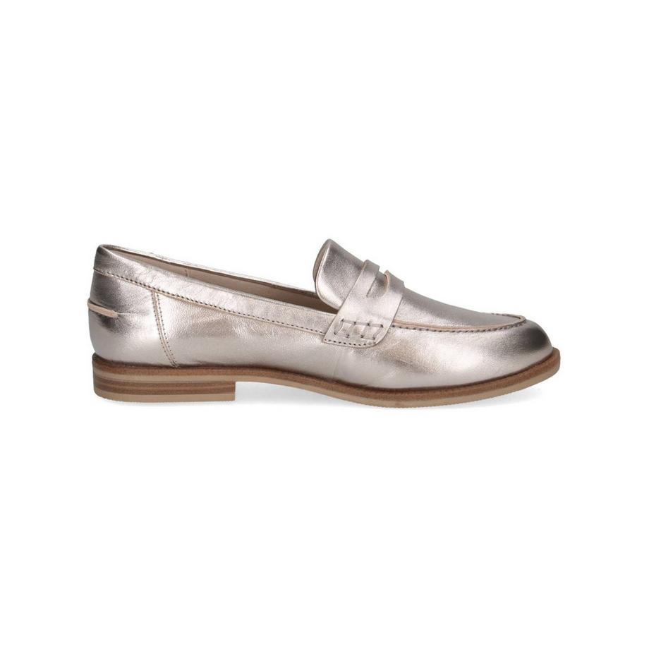 CAPRICE Pantofole Penny Loafer Metalliche  