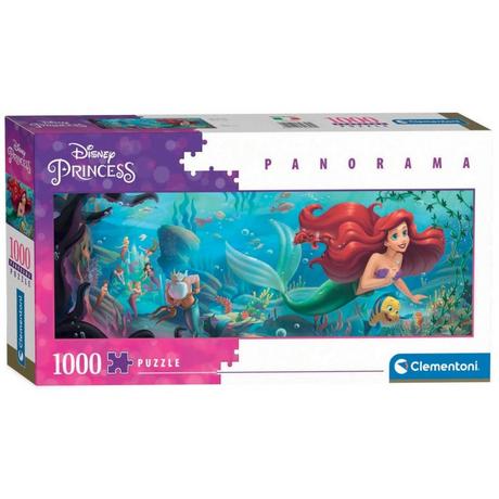 Clementoni  Puzzle Panorama Disney Princess Arielle (1000Teile) 