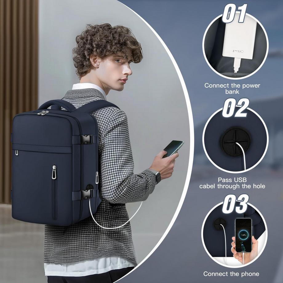 Only-bags.store Zaino Cabina per Viaggi Aerei  