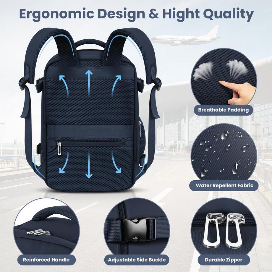 Only-bags.store Zaino Cabina per Viaggi Aerei  