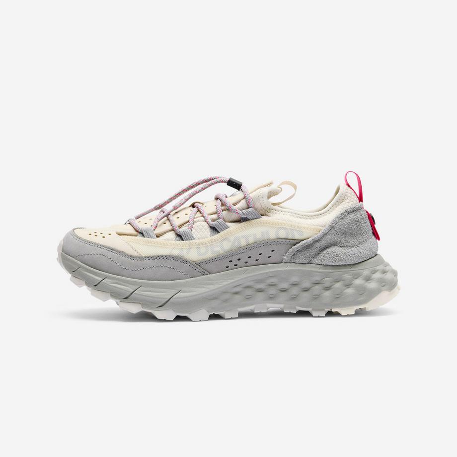 Sneakers aus Leder MTC-X, Lifetech, Weiss/Grau/Rosa