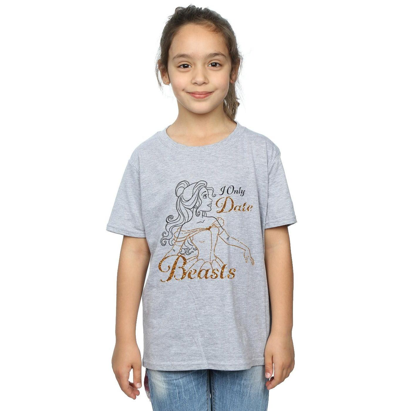 Disney PRINCESS  Tshirt ONLY DATE BEASTS 