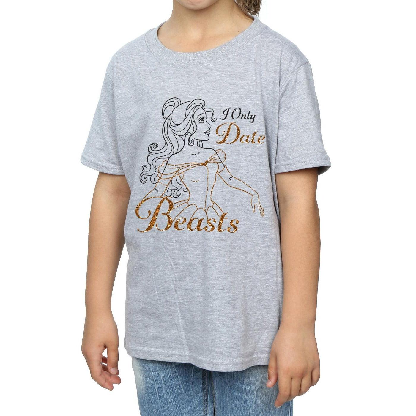 Disney PRINCESS  Tshirt ONLY DATE BEASTS 