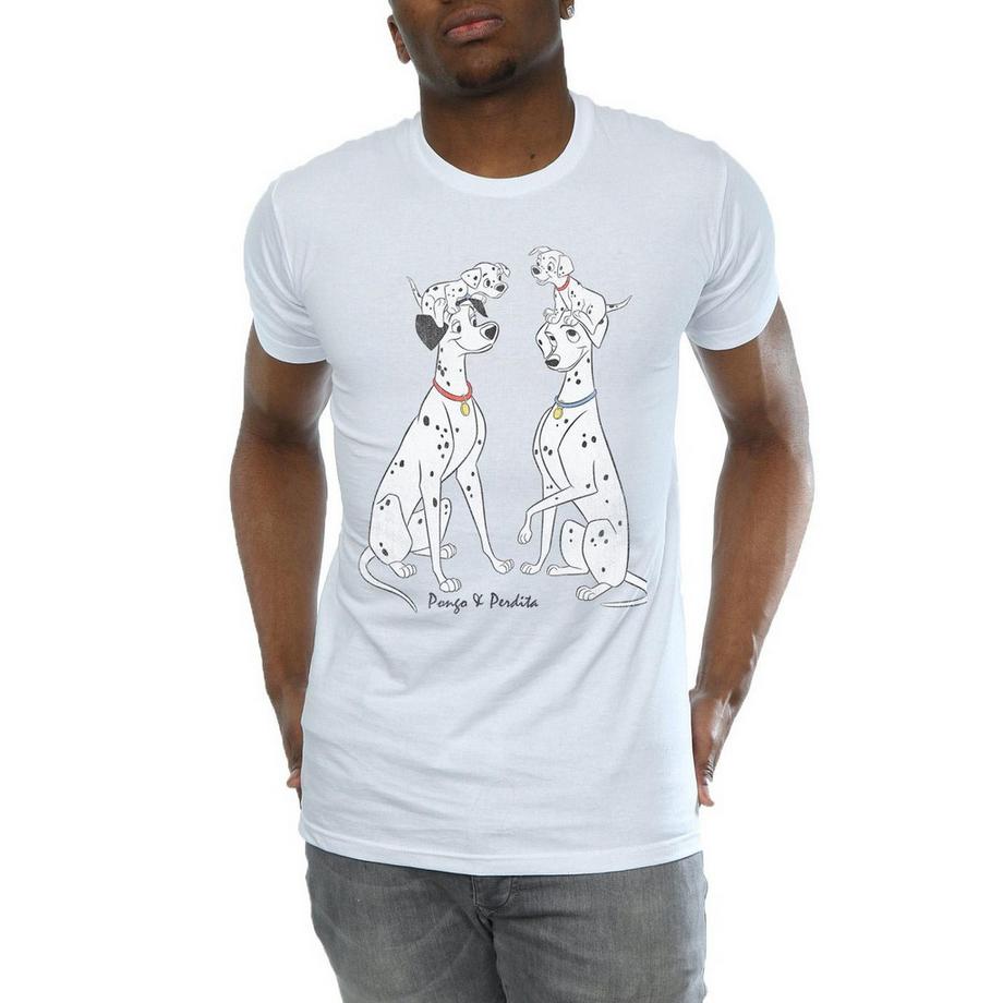 101 Dalmatians Pongo And Perdita T-Shirt  