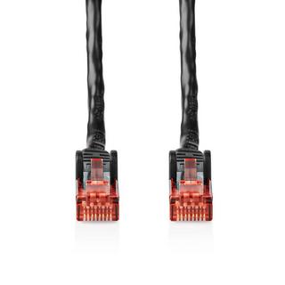 Nedis  Cavo di rete CAT6 | RJ45 maschio | RJ45 maschio | U/UTP | 50,0 m | Outdoor | Rotondo | PE | Nero | Etichetta 