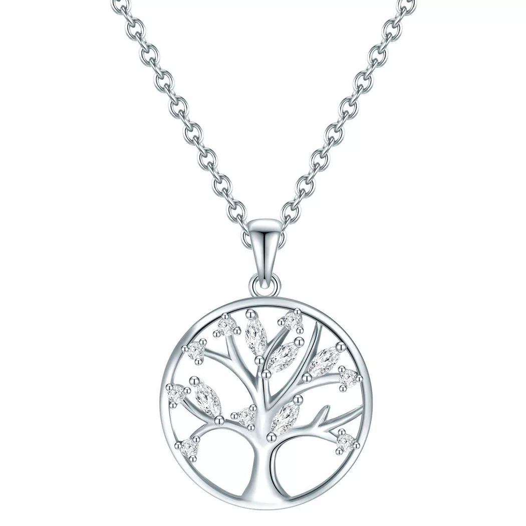 Rafaela Donata - Halskette Baum des Lebens, 40cm, Silber