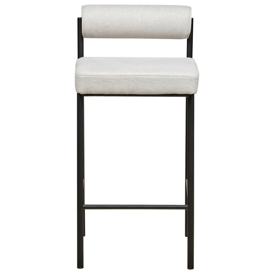 Beliani Set mit 2 Barstühlen aus Stoff Modern AMAYA  