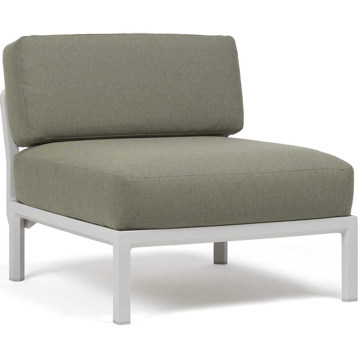 NARDI outdoor Gartenlounge-Mittelelement Maximo weissgrau  