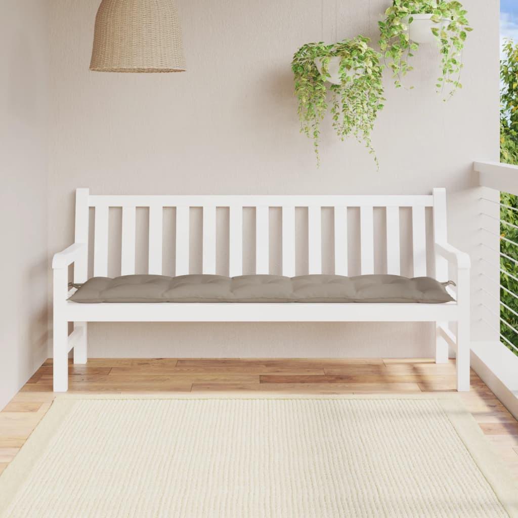 VidaXL Coussin de banc de jardin tissu  