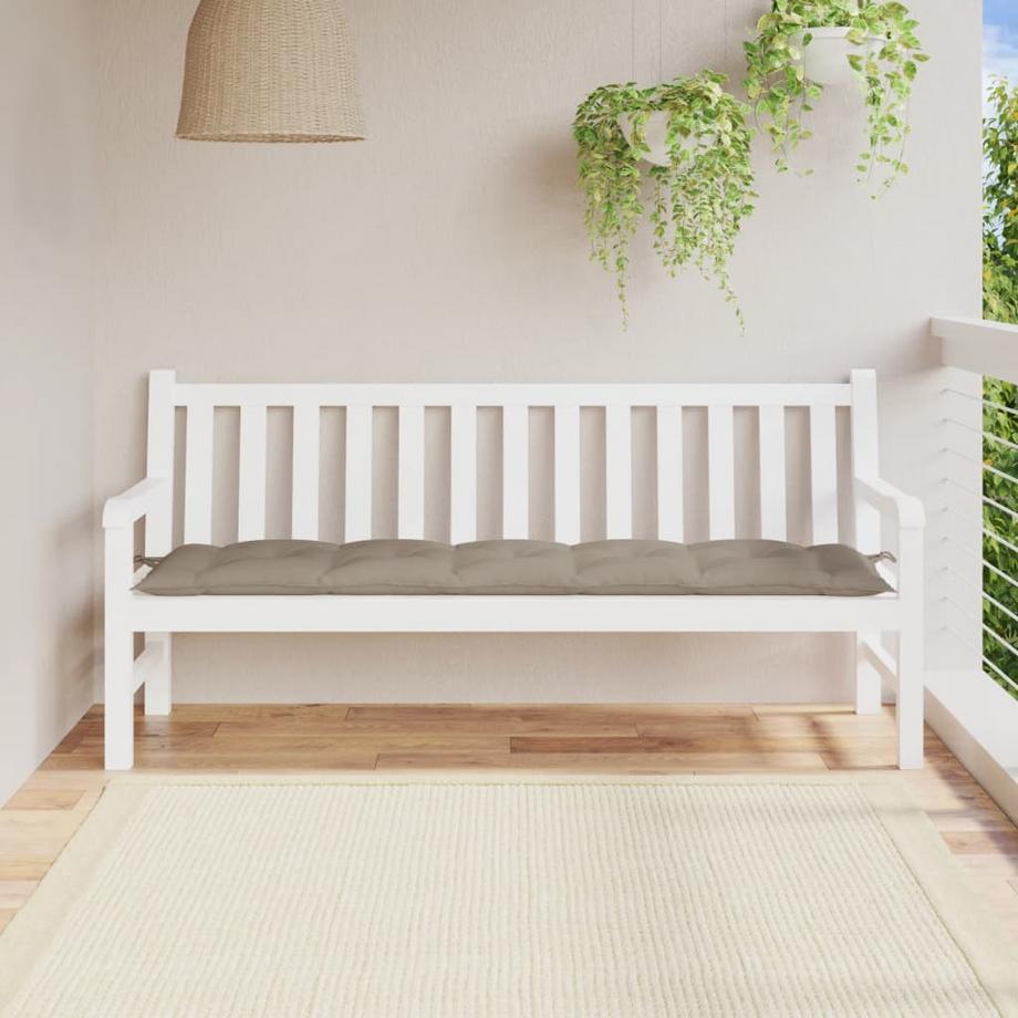 VidaXL Coussin de banc de jardin tissu  