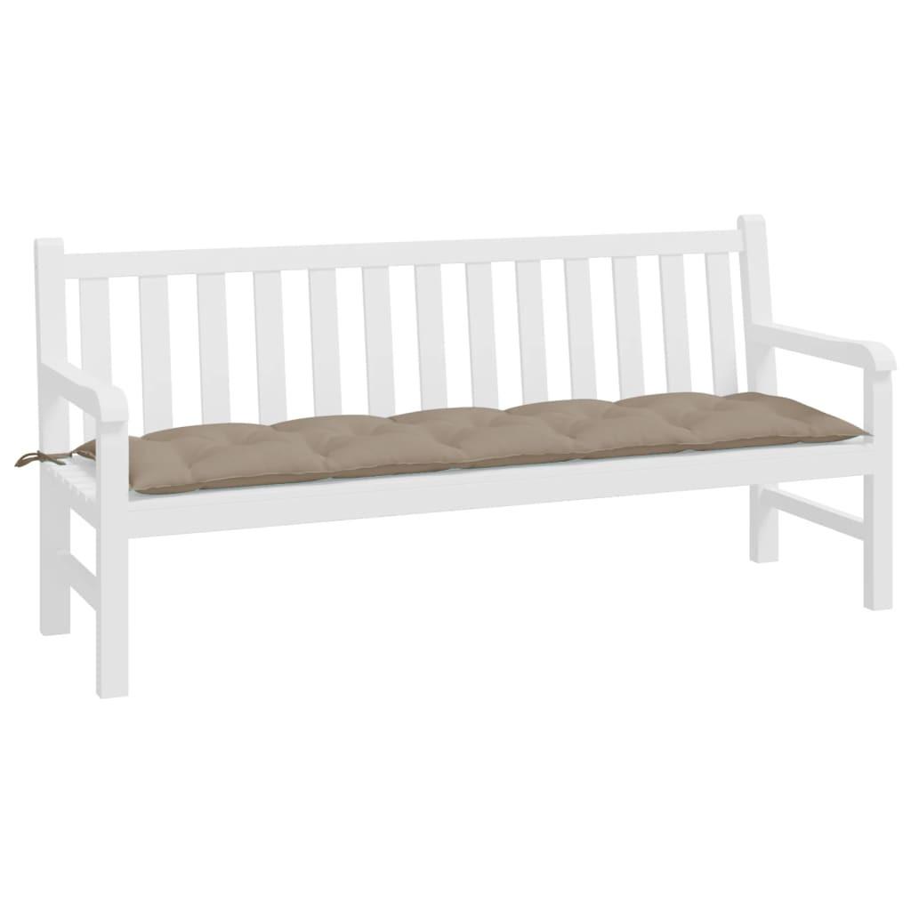 VidaXL Coussin de banc de jardin tissu  