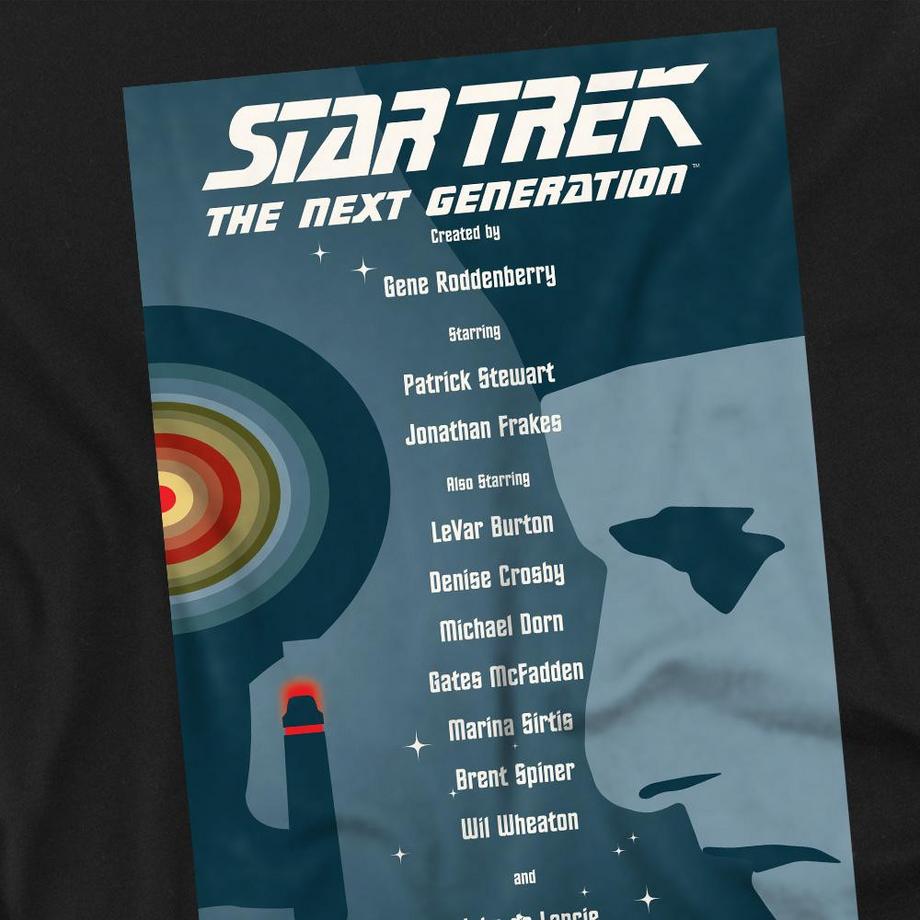 Star Trek Star Trek The Next Generation Stagione 1 Episodio 2 T-Shirt Maniche Lunghe  