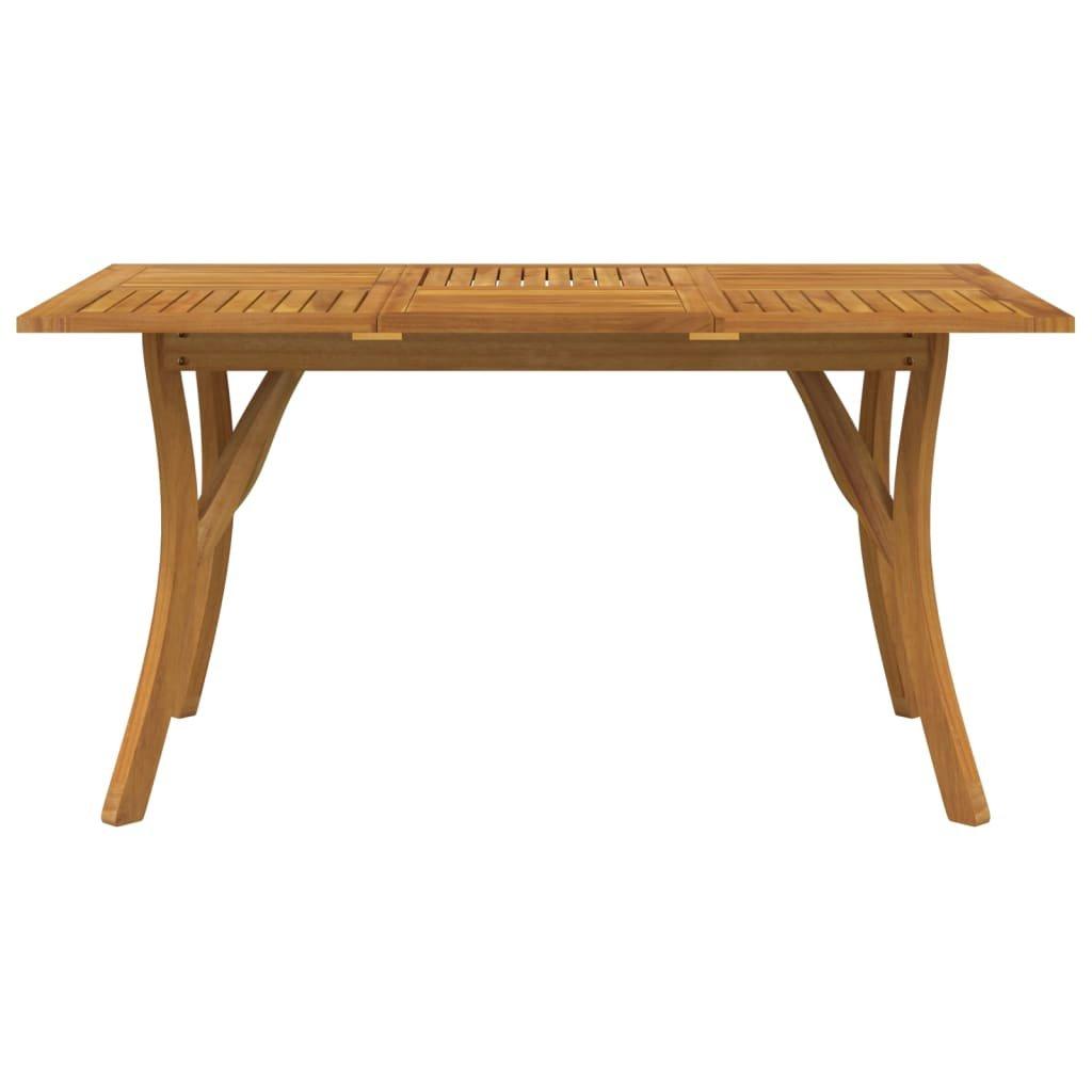 VidaXL Table de jardin bois d'acacia  