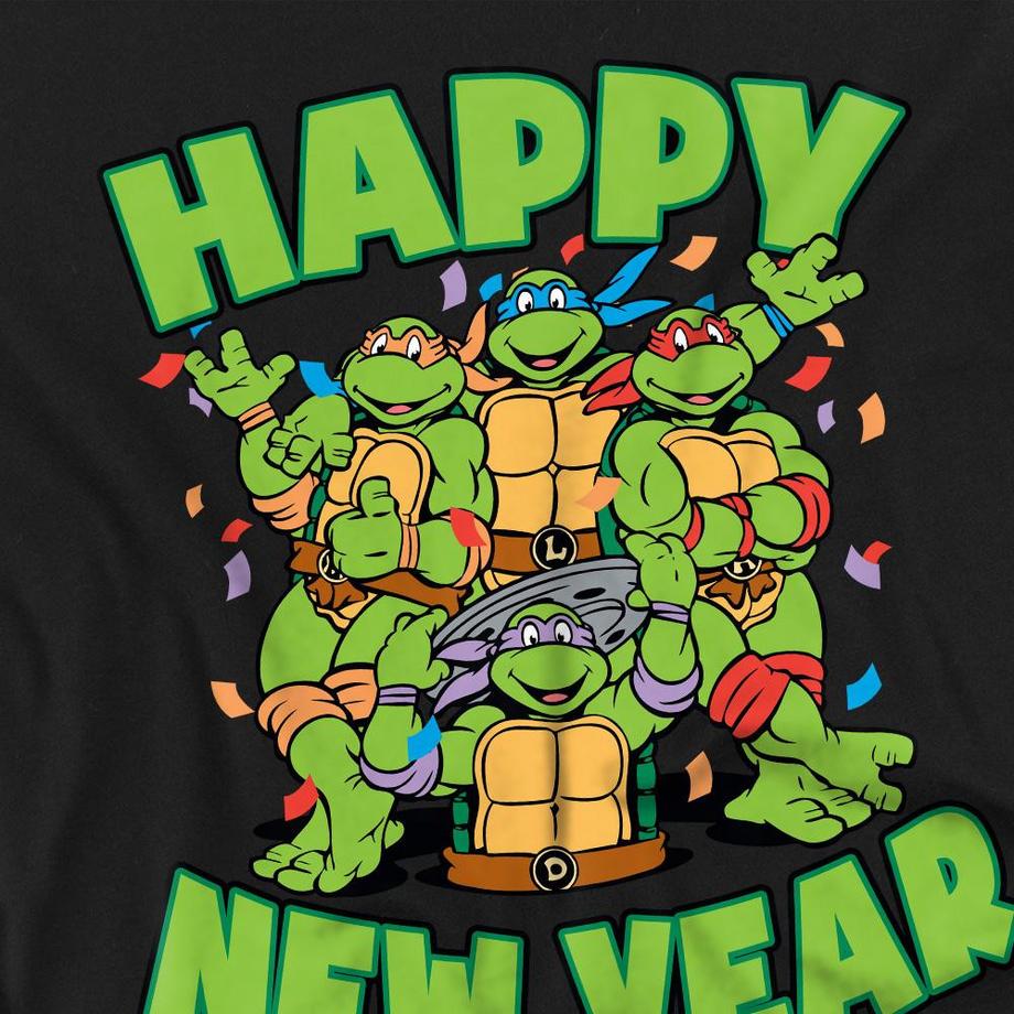 TEENAGE MUTANT NINJA TURTLE  Maglietta Capodanno Gruppo 