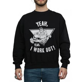 DC COMICS  I Work Out Sweatshirt 