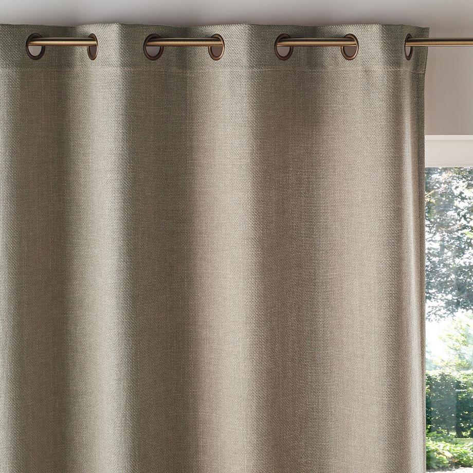 La Redoute Intérieurs  Vorhang mit Natté-Optik und Ösen 