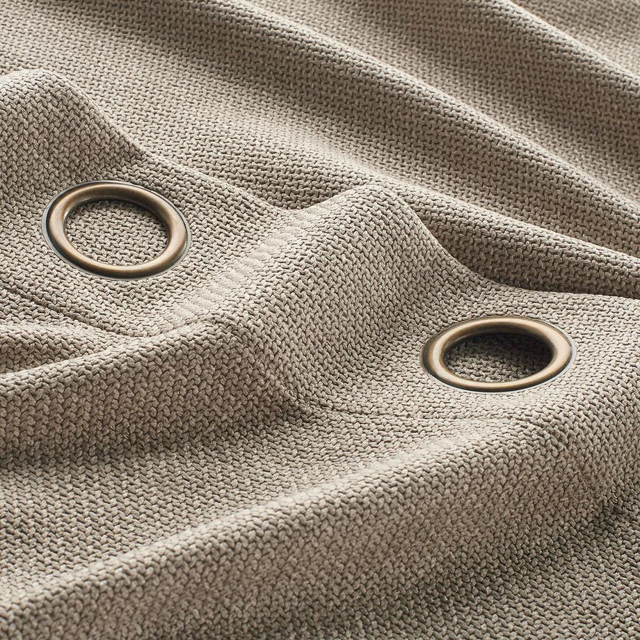 La Redoute Intérieurs  Vorhang mit Natté-Optik und Ösen 