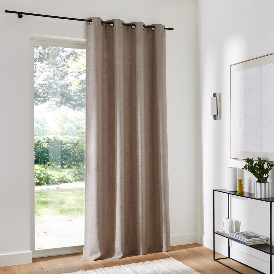 La Redoute Intérieurs  Vorhang mit Natté-Optik und Ösen 