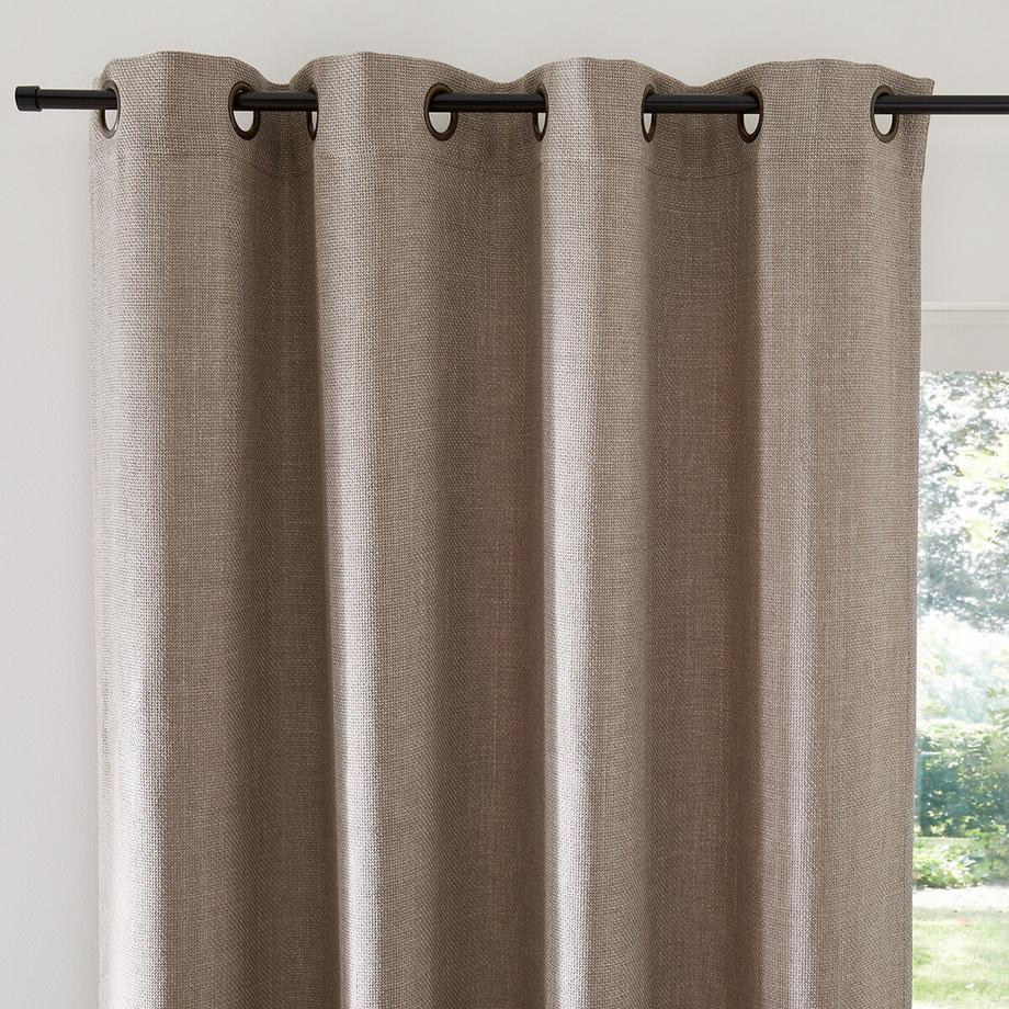 La Redoute Intérieurs  Vorhang mit Natté-Optik und Ösen 