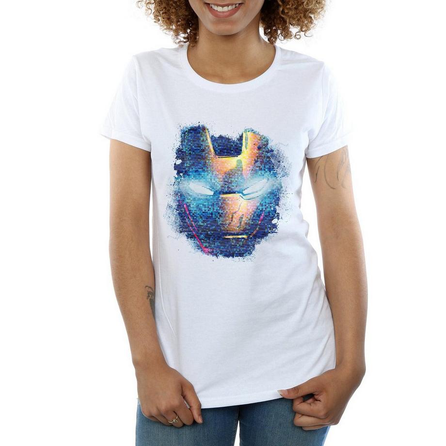MARVEL Iron Man Glitch Mask T-Shirt  