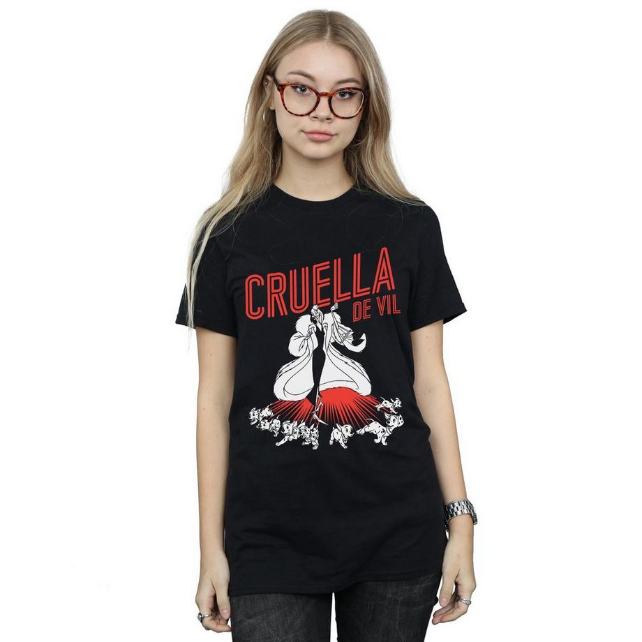 Disney Cruella De Vil T-Shirt Imprimé Graphique  
