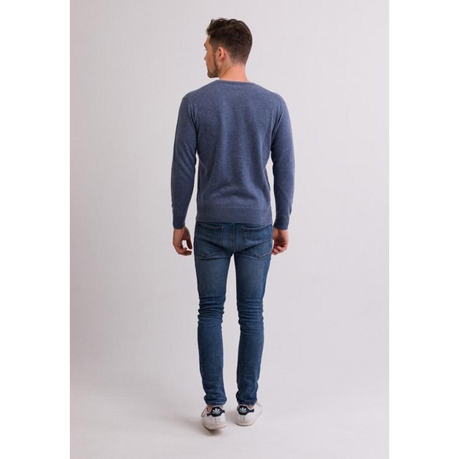 CASH-MERE.CH Kaschmir Rundhals Pullover  