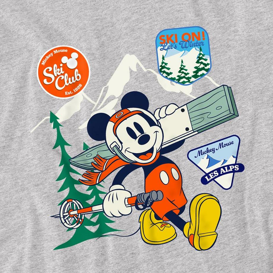 Disney  Ski Club TShirt  , meliert 