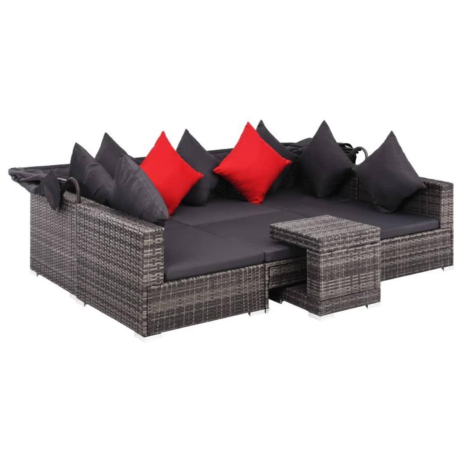 VidaXL Garten-sofagarnitur poly-rattan  