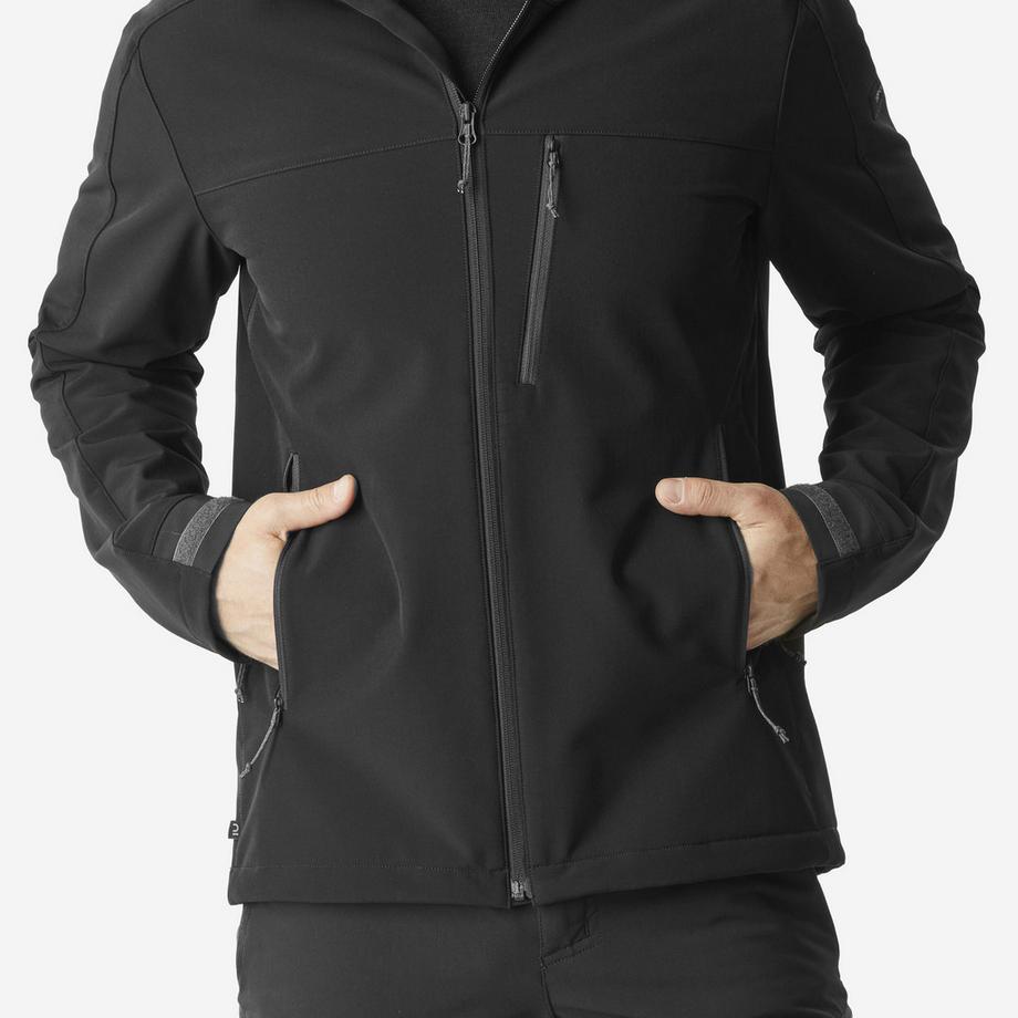 FORCLAZ  Giacca softshell uomo MT500 antivento poliestere 