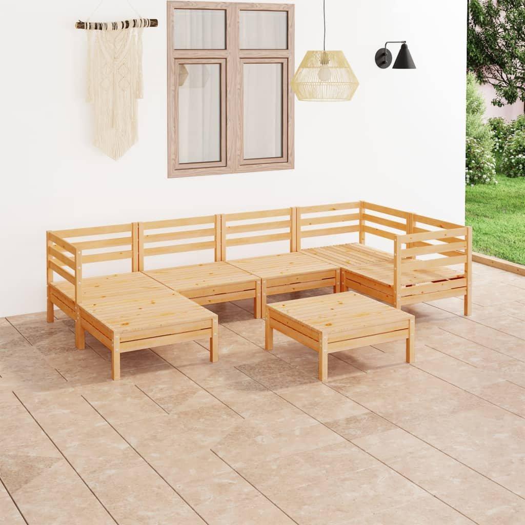 VidaXL Garten-lounge-set kiefernholz  