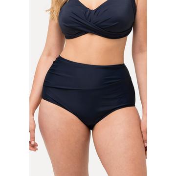 Slip del bikini a vita alta con drappeggio