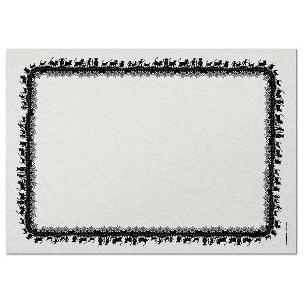 trendform Sets de table en papier SWISS TRADITION 6 2 x 25 feuilles  