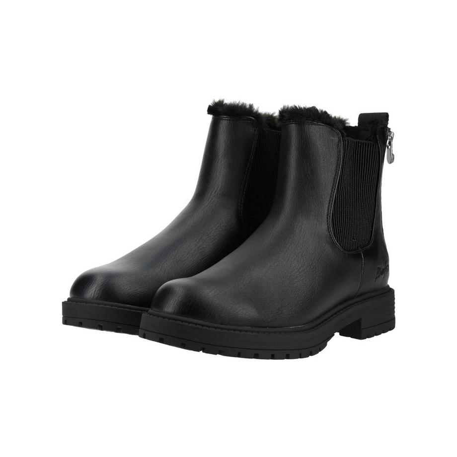 Blowfish Chelsea Stiefelette mit Kunstfellbesatz  