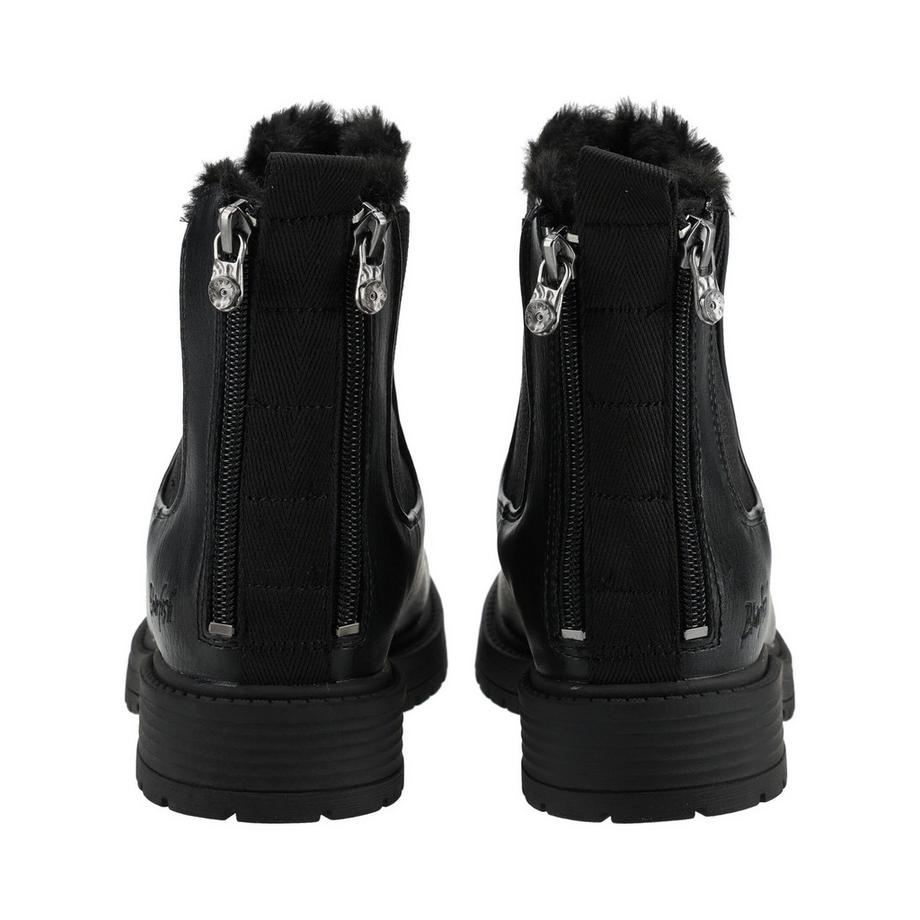 Blowfish Chelsea Stiefelette mit Kunstfellbesatz  