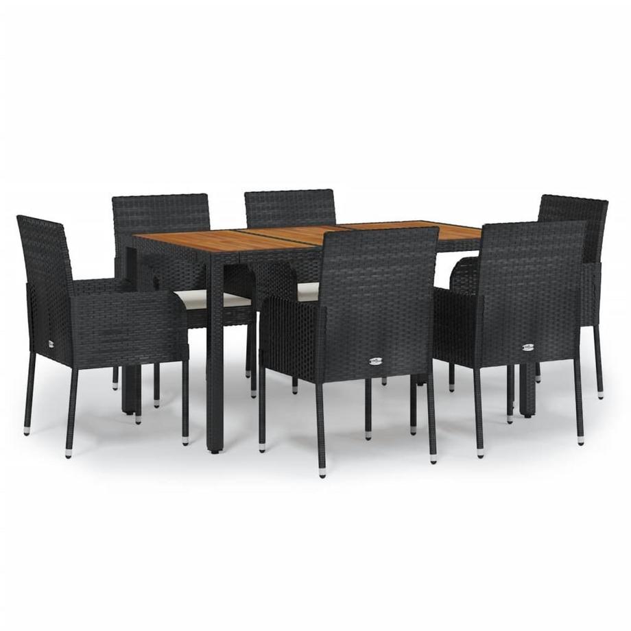 Garten essgruppe poly-rattan