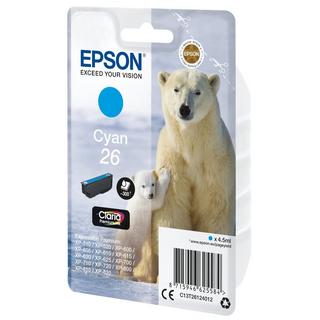 EPSON  Polar bear Singlepack Cyan 26 Claria Premium Ink 