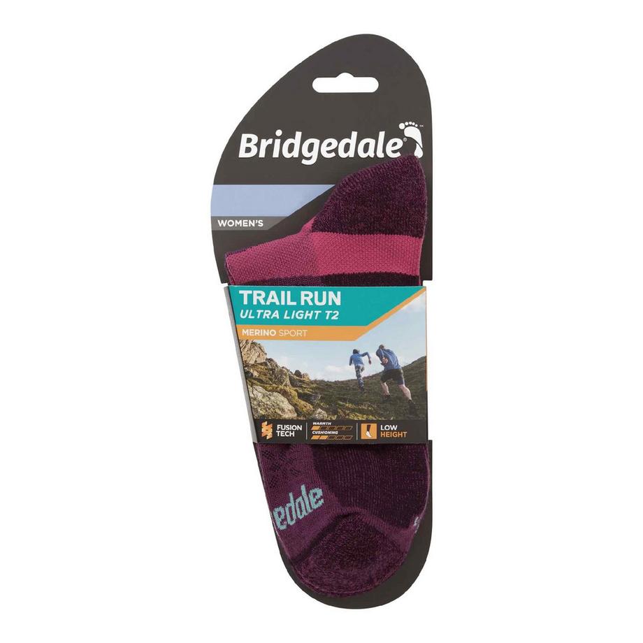 Bridgedale  Chaussettes basses de sport ultralégères en mérinos 