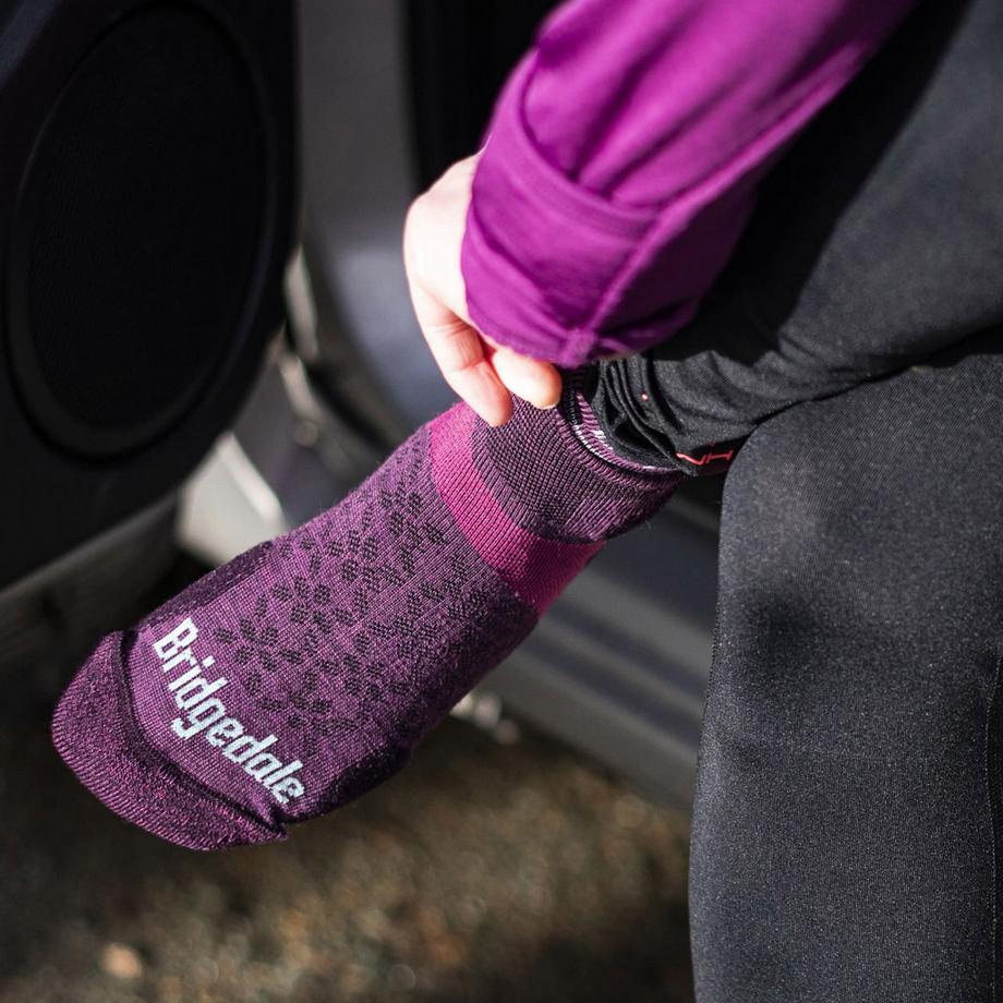 Bridgedale  Chaussettes basses de sport ultralégères en mérinos 